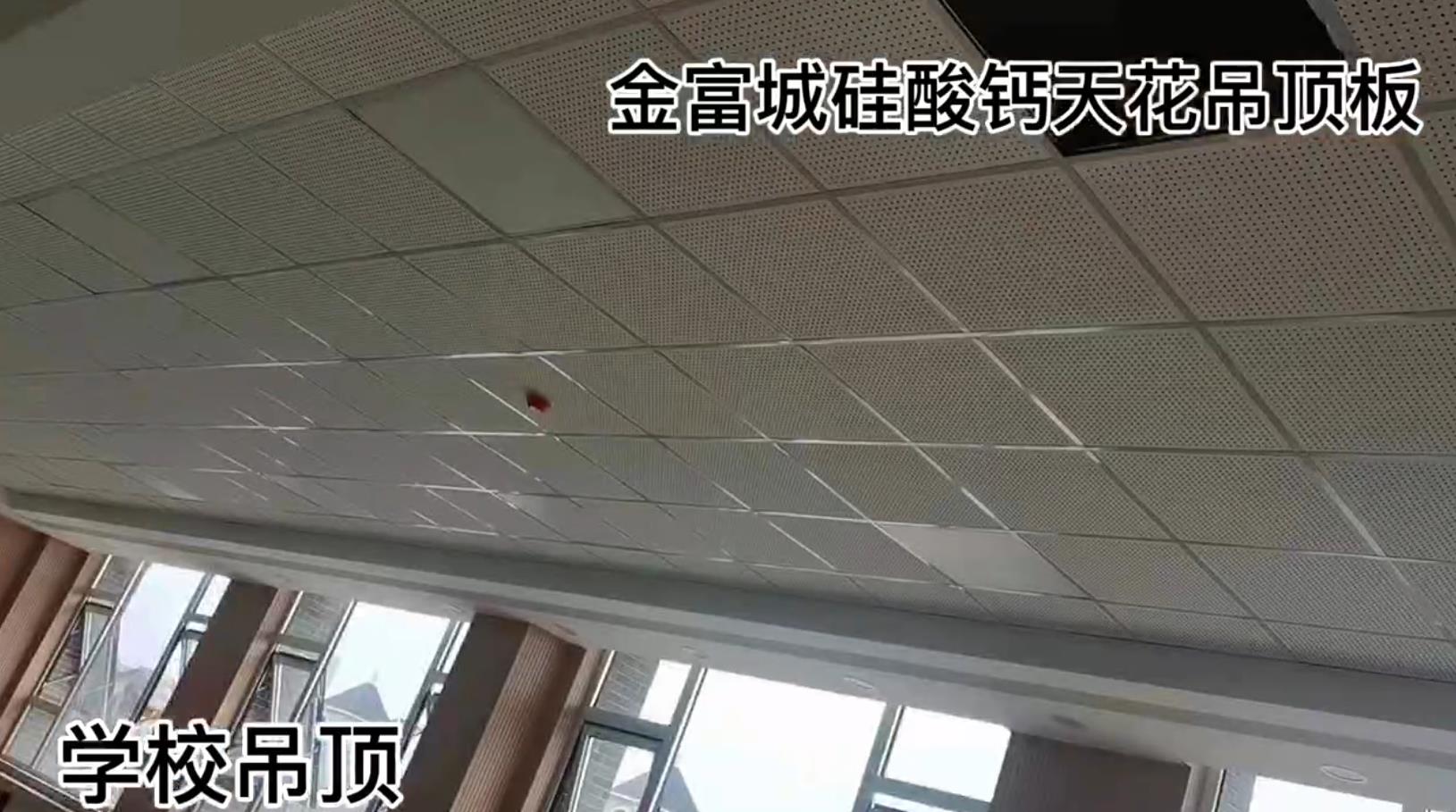 陜西金富城硅酸鈣天花吊頂板在學(xué)校中的應(yīng)用